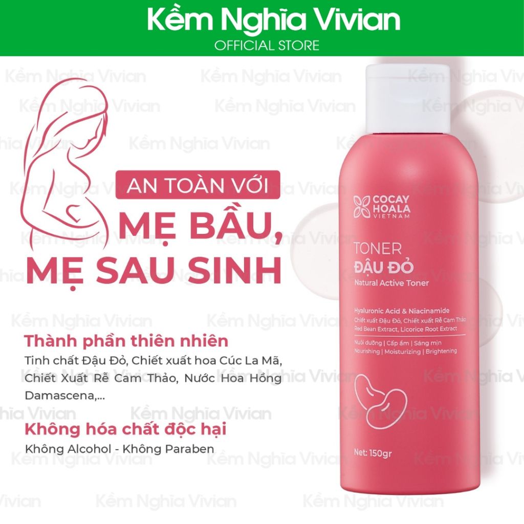  Toner dưỡng da đậu đỏ Cocayhoala 150g (MP9599) 