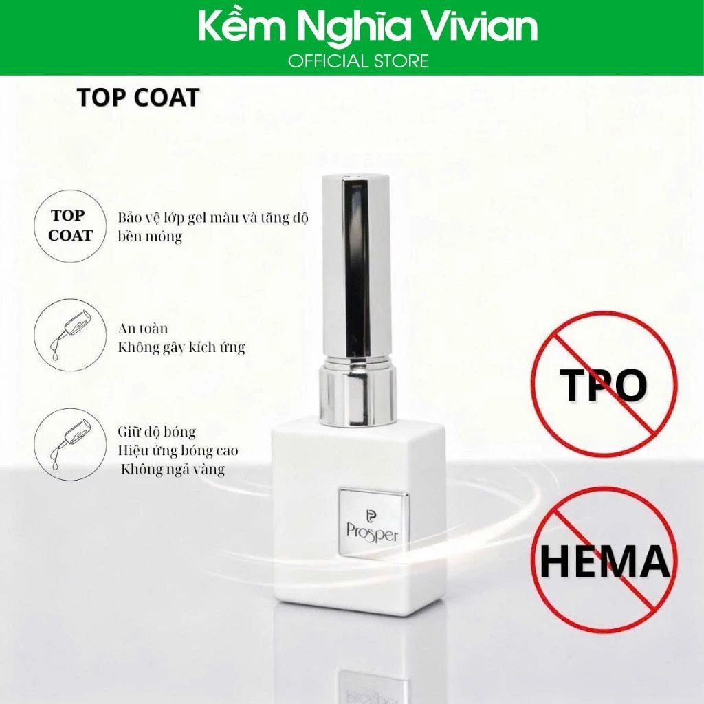  Gel Prosper Vuông Base - Top 