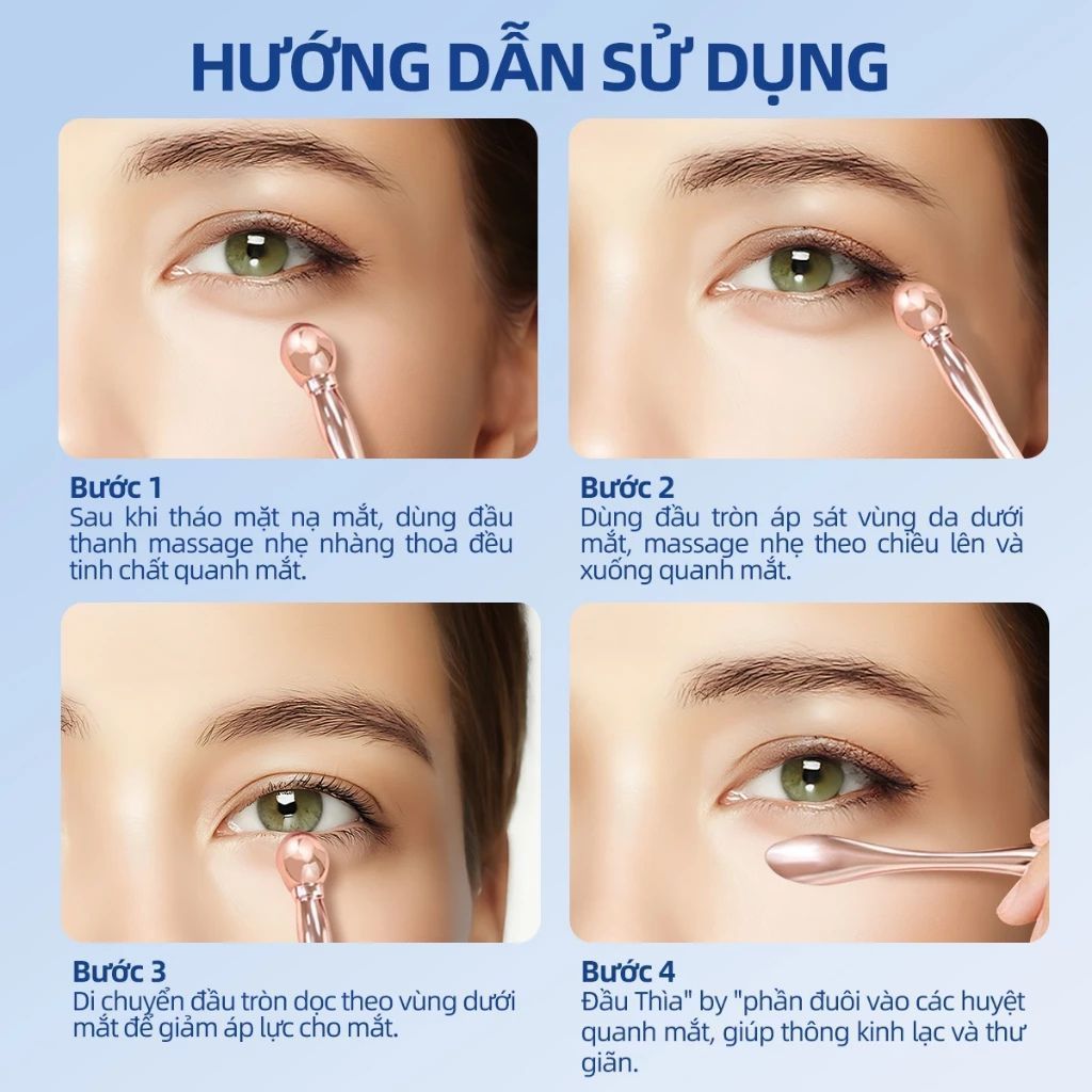  Thanh Lăn Mắt Chuyên Dụng Làm Mờ Quầng Thâm Giảm Bọng Mắt Dikiki 