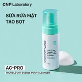  Sữa Rửa Mặt CNP Làm Sạch Sâu Cho Da Mụn Ac-Pro Bubble Foam Cleanser 150ml 