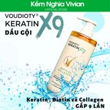  Gội xả phục hồi Voudioty Keratin X9 Biotin & Collagen 500ml (MP8979) 