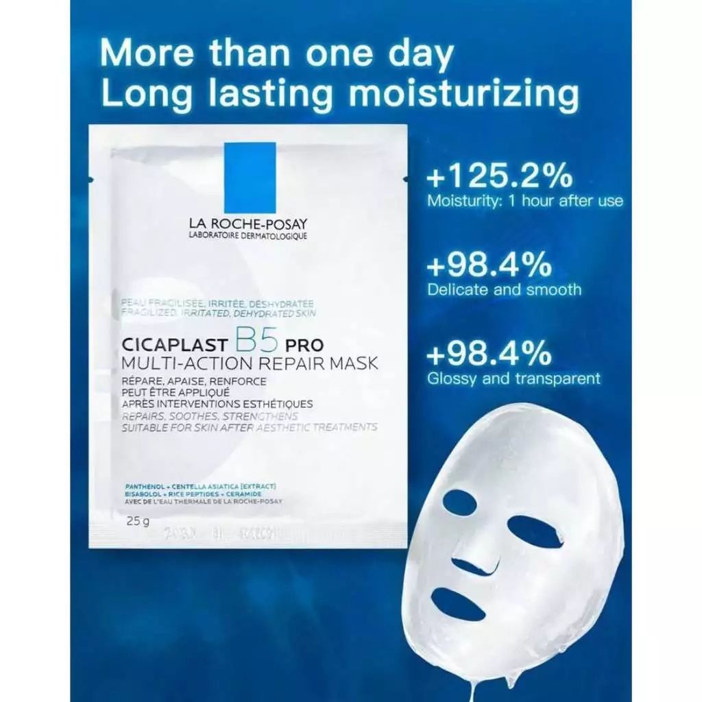  Mặt Nạ Dưỡng Ẩm Phục Hồi La Roche-Posay B5 