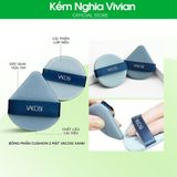  Bông Phấn Cushion 2 Mặt Vacosi BP53-01, BP53-02 