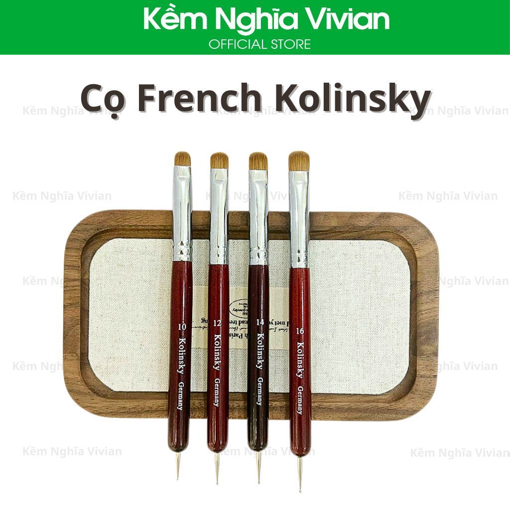  Cọ French Kolinsky - 10, 12, 14 