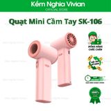  Quạt Mini Cầm Tay SK-106(inbox chọn màu) 