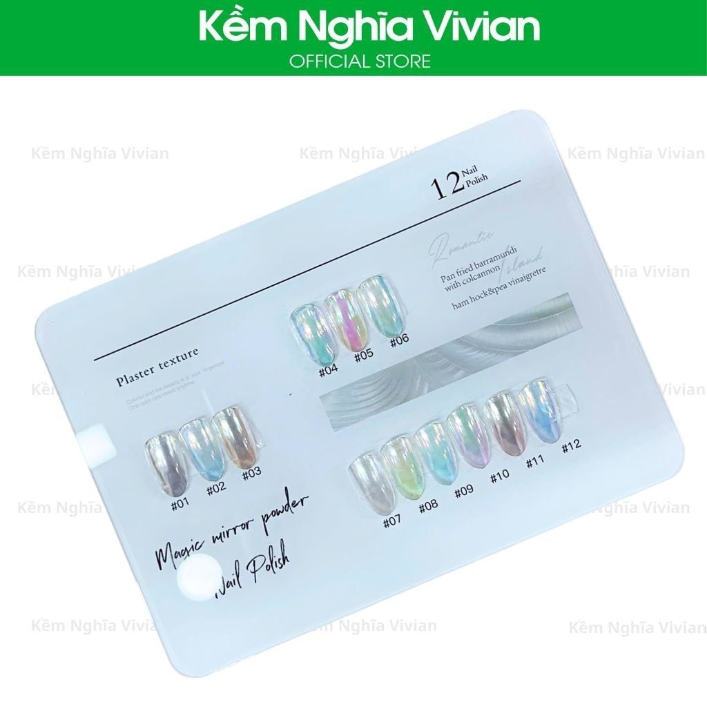  Set Tráng Gương (12 chai) 