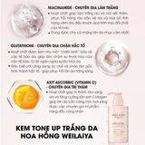  Kem Body Nâng Tông Hoa Hồng Weilaiya 200ml 