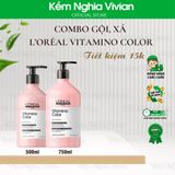  DẦU GỘI DƯỠNG TÓC NHUỘM LOREAL VITAMINO COLOR 1500ML (MP2363) 