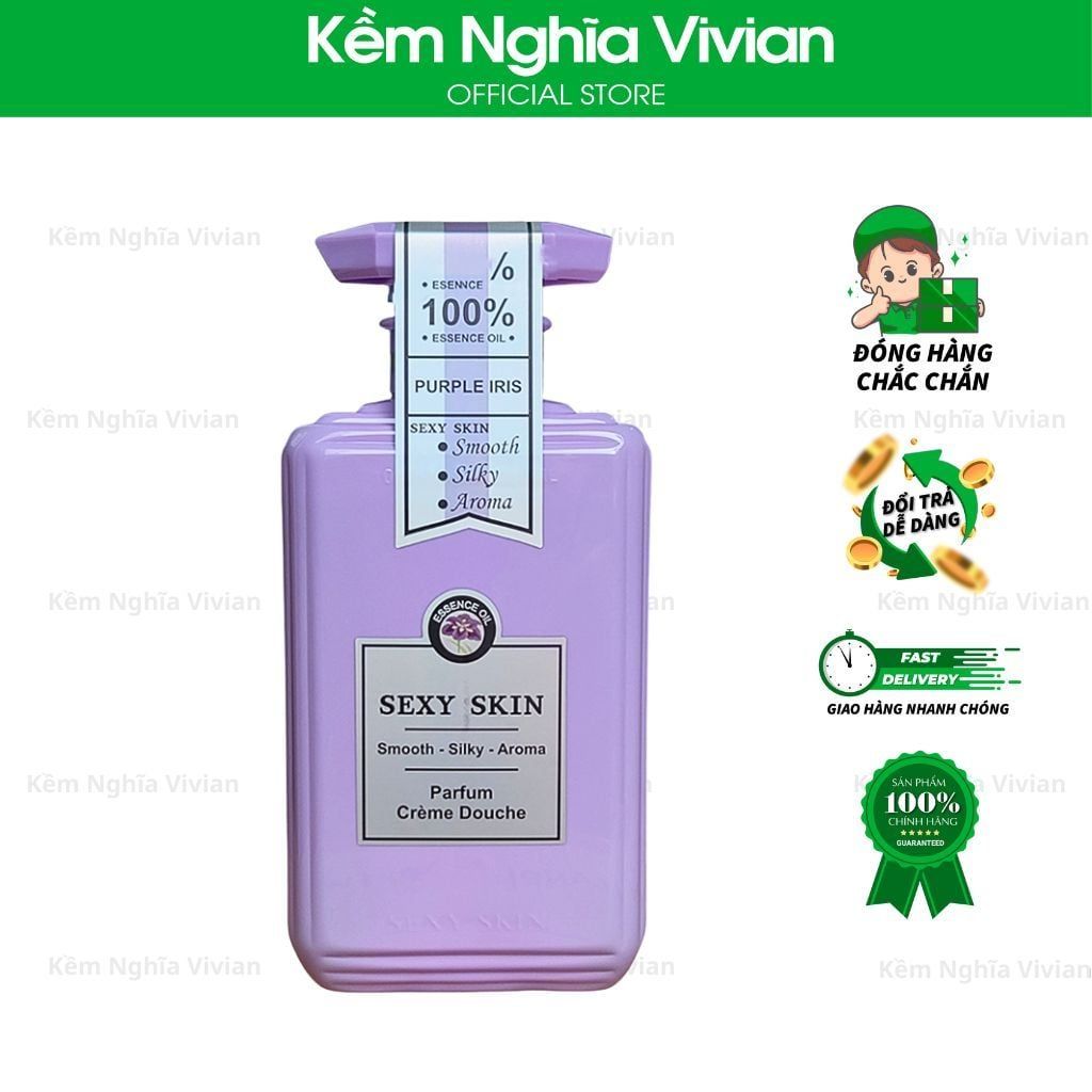  Sữa Tắm Nước Hoa Sexy Skin 600ml 