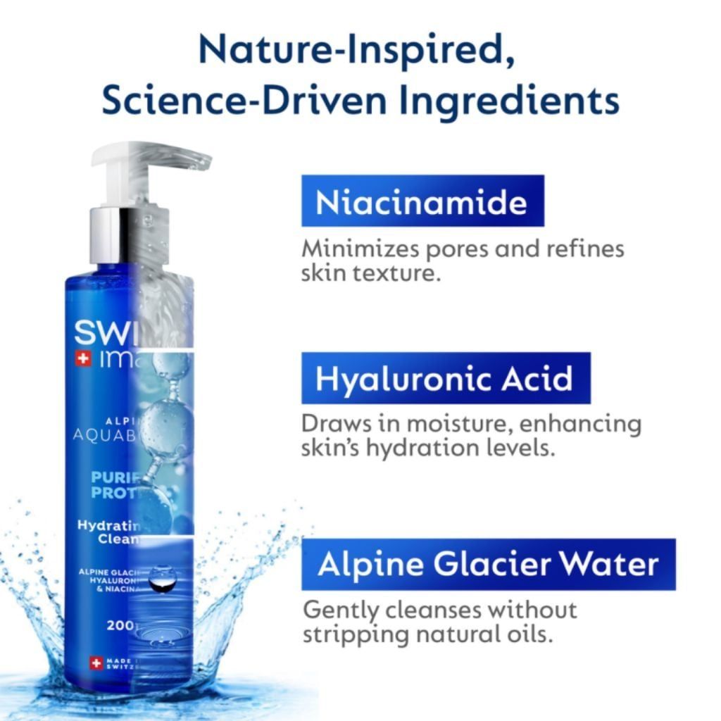  Gel rửa mặt dưỡng ẩm chuyên sâu Swiss Image 200ml 