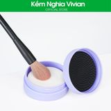  Hộp Rửa Cọ Trang Điểm Kèm Xà Bông Vacosi DC14 