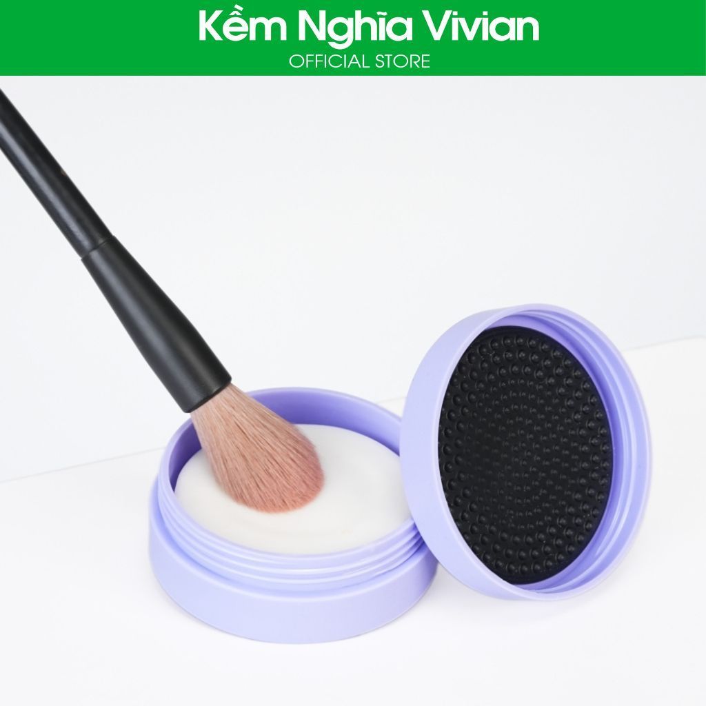  Hộp Rửa Cọ Trang Điểm Kèm Xà Bông Vacosi DC14 