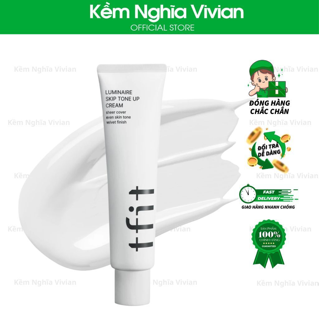  Kem Lười Nâng Tông Tfit Luminaire Skip Tone Up 100g 