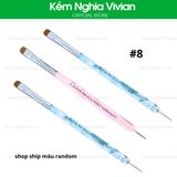  Cọ french nail 2 đầu 999 (8, 10, 12, 14) 