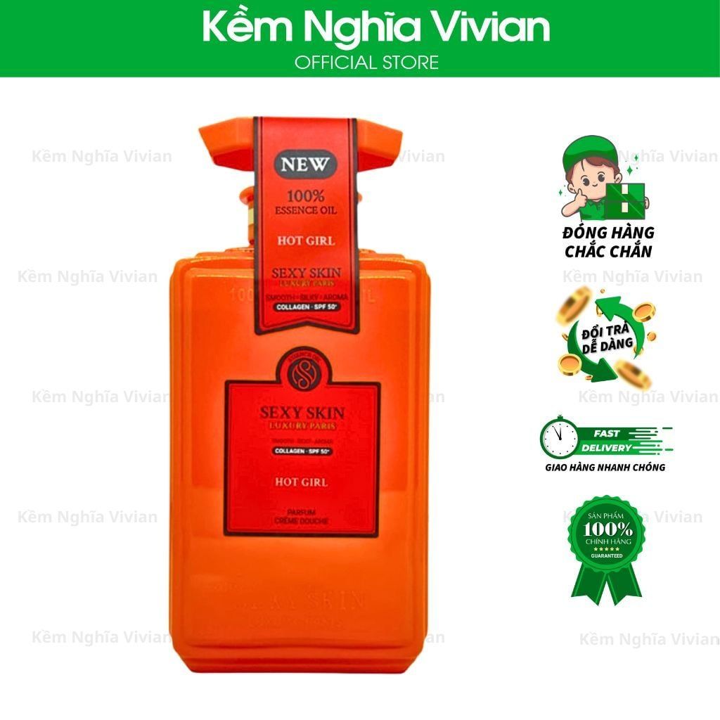  Sữa Tắm Nước Hoa Sexy Skin 600ml 