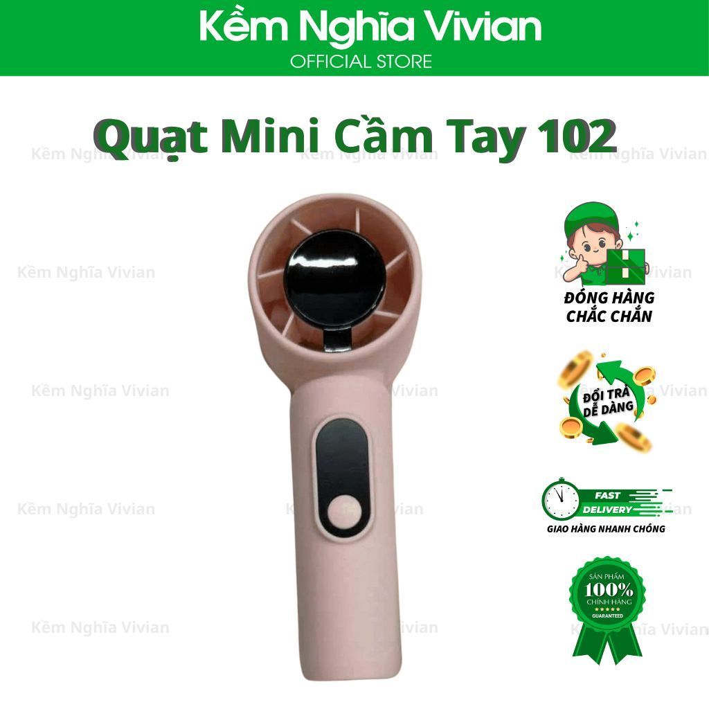  Quạt Mini Cầm Tay 102(inbox chọn màu) 