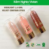  Tạo khối - Highlight L.A Girl Velvet Contour Stick 