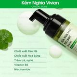 Sữa rửa mặt tạo bọt Rau má Cỏ Mềm 50ml 