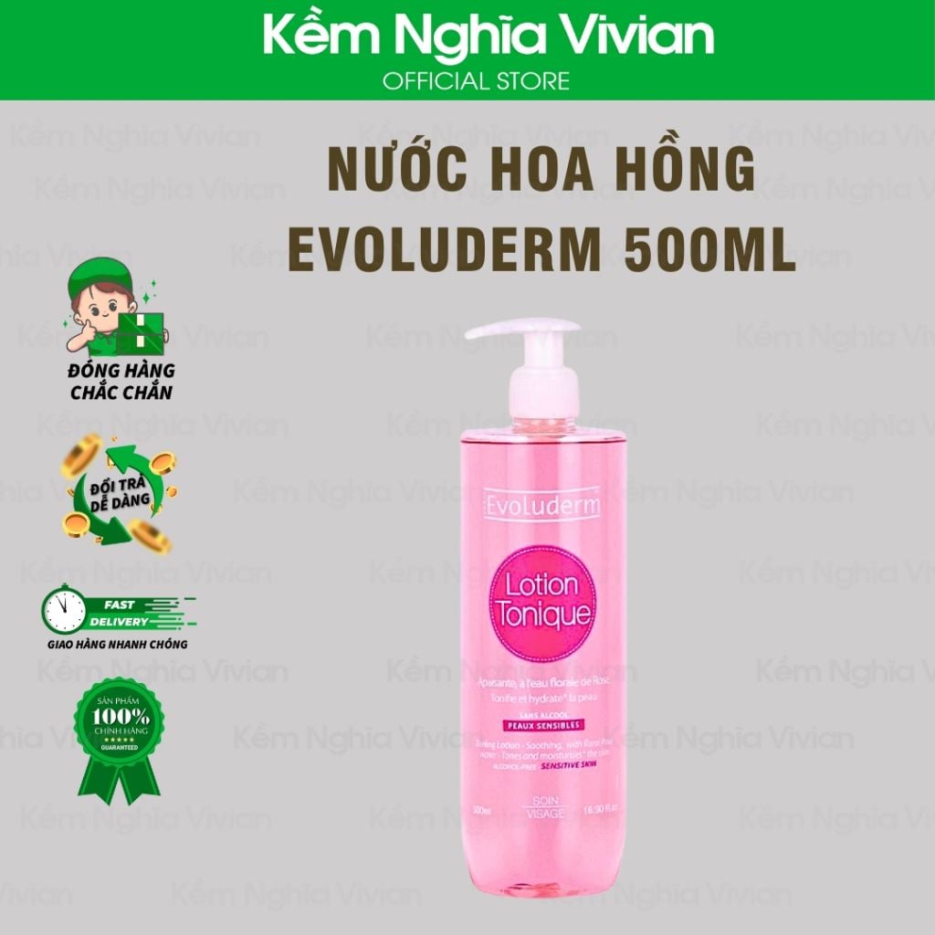  Nước hoa hồng Evoderm 500ml (MP5063) 