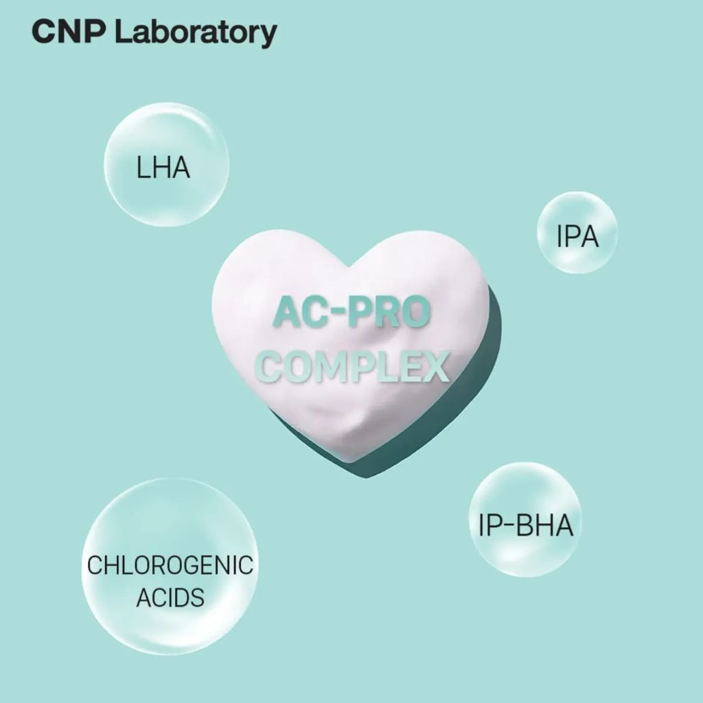  Sữa Rửa Mặt CNP Làm Sạch Sâu Cho Da Mụn Ac-Pro Bubble Foam Cleanser 150ml 
