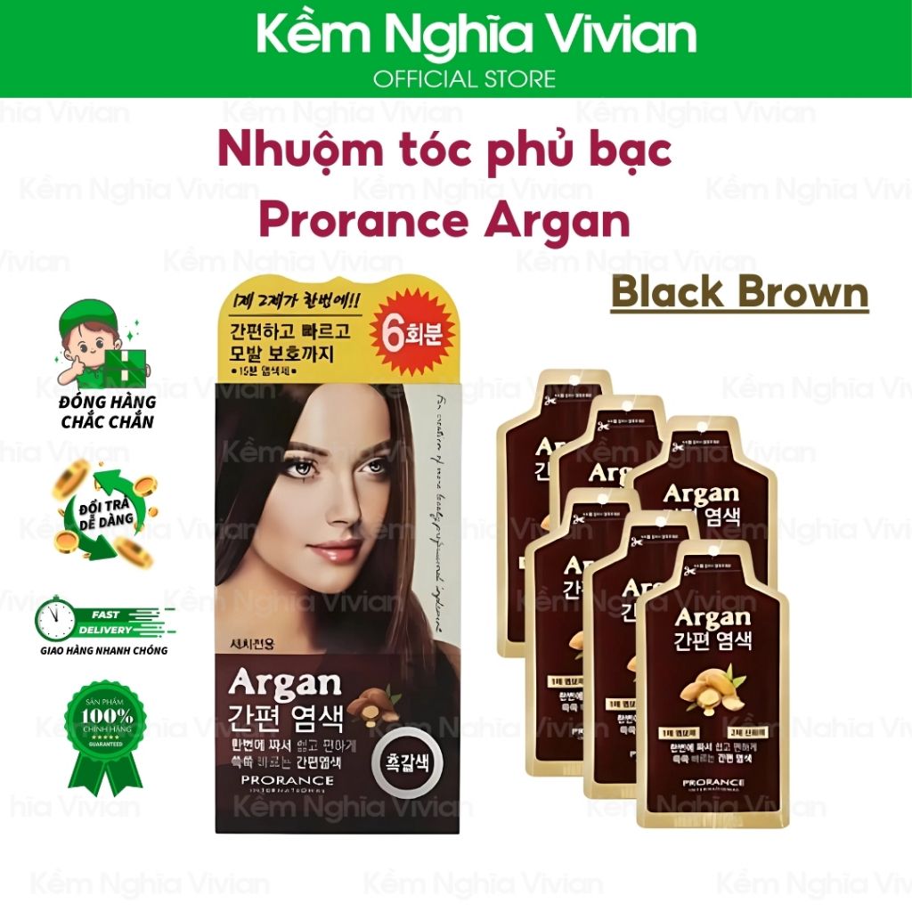  Nhuộm tóc phủ bạc Prorance Argan (MP8554 - MP8556) 