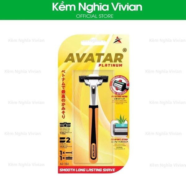  Dụng cụ cạo râu 2 lưỡi thay đầu Avatar (1 cây/vĩ) 