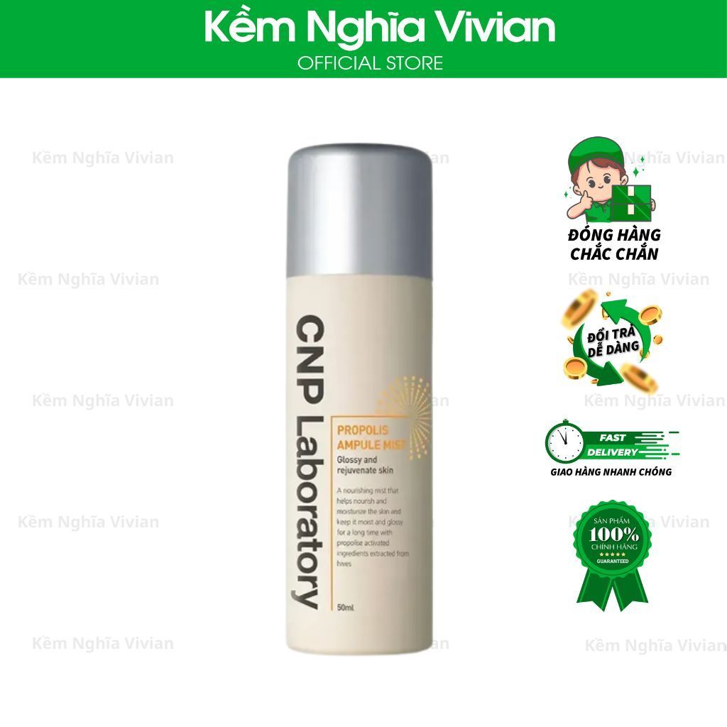 Xịt Khoáng Tinh Chất Keo Ong CNP Propolis Energy Ampule Mist 50Ml 