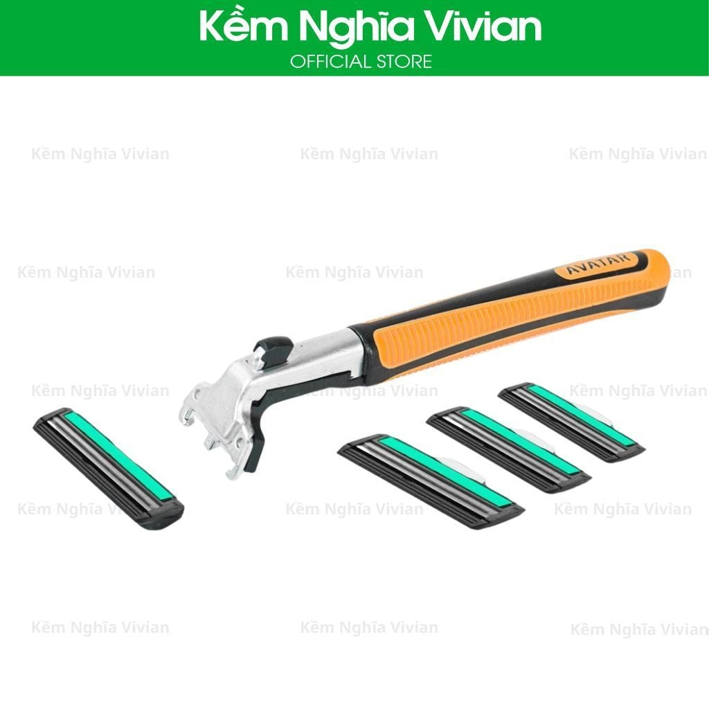  Dụng cụ cạo râu 2 lưỡi thay đầu Avatar (1 cây/vĩ) 