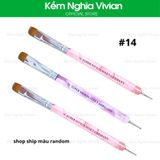  Cọ french nail 2 đầu 999 (8, 10, 12, 14) 