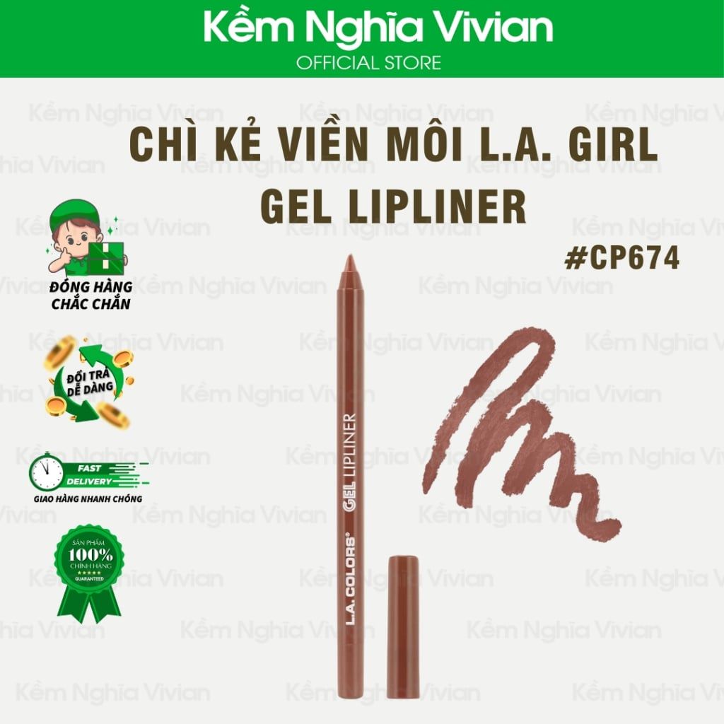  Chì kẻ viền môi L.A. Girl Gel Lipliner 