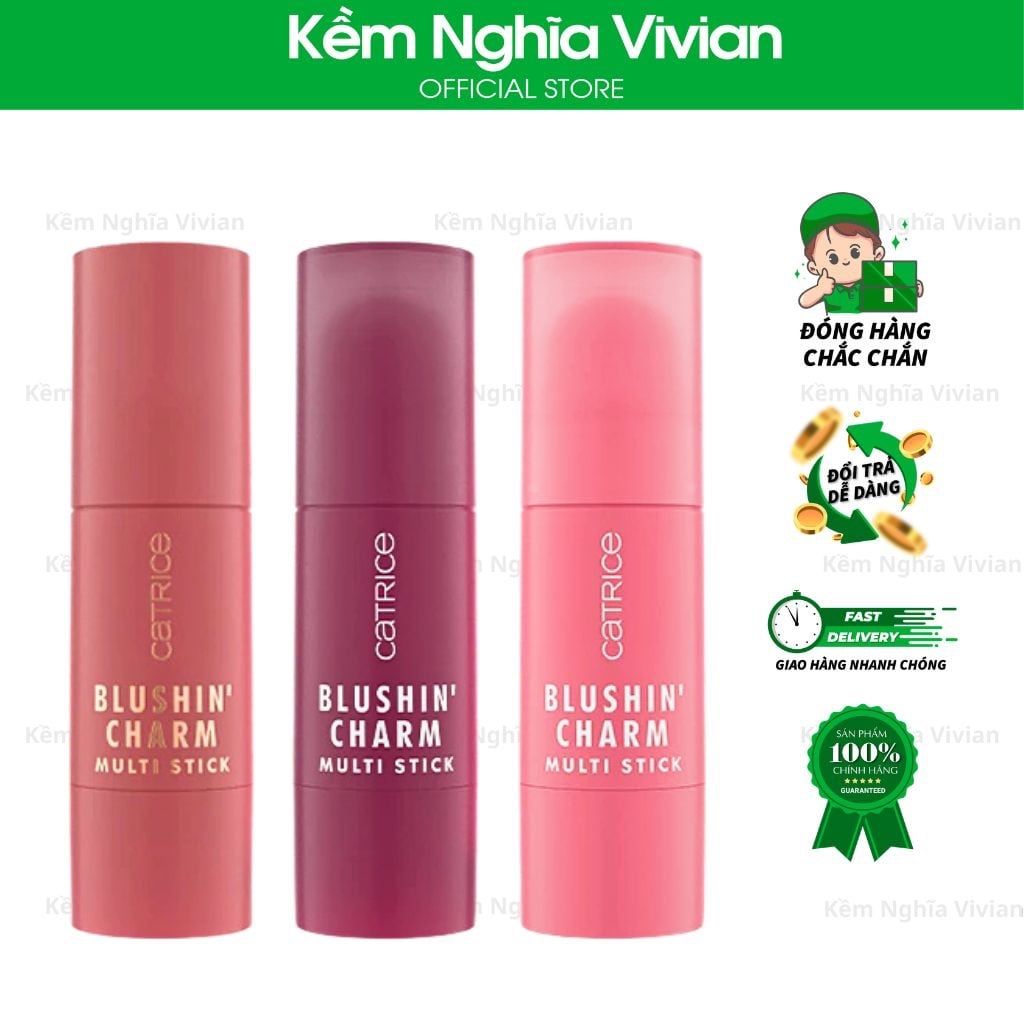  Má hồng dạng thỏi Catrice 