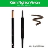  Vacosi 3 in 1 Eyebrow Pencil (chì kẻ mày 3 đầu) 