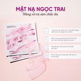  Mặt nạ thạch Dewdap: Phục hồi da mụn (Xanh) & Nâng cơ Ngọc trai (Hồng) 