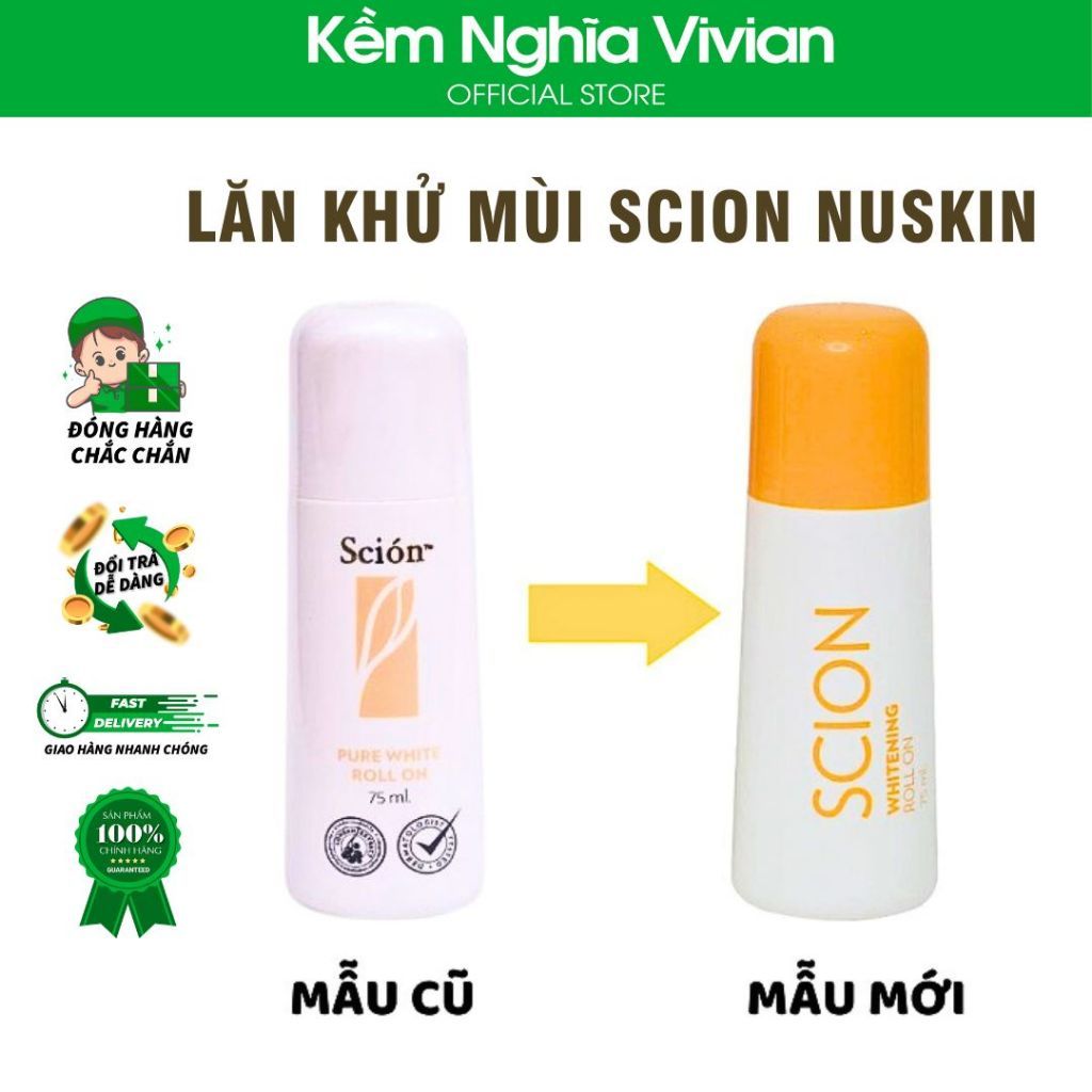  Lăn khử mùi Scion Nuskin 