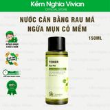  Nước cân bằng Rau má ngừa mụn Cỏ Mềm 150ml 
