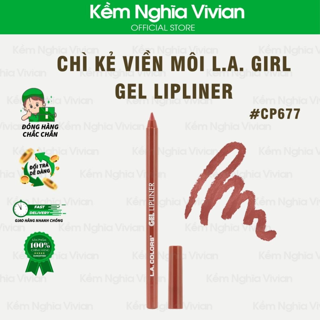  Chì kẻ viền môi L.A. Girl Gel Lipliner 