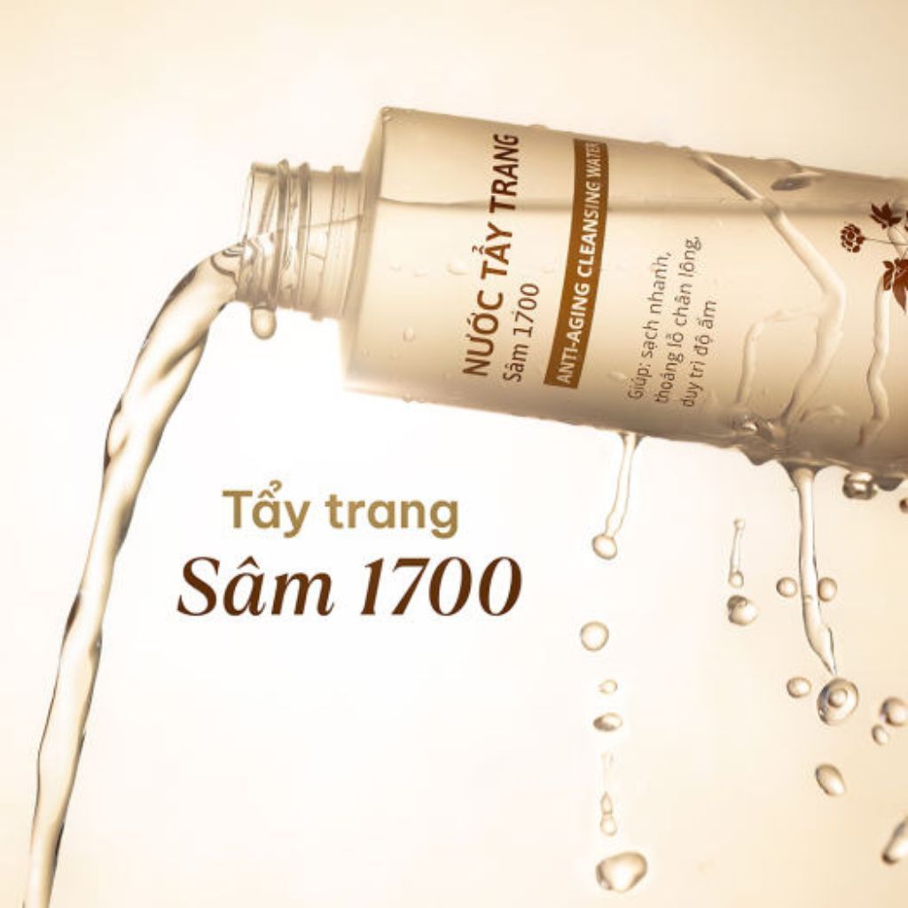  Nước tẩy trang Sâm 1700 Cỏ Mềm 150ml 