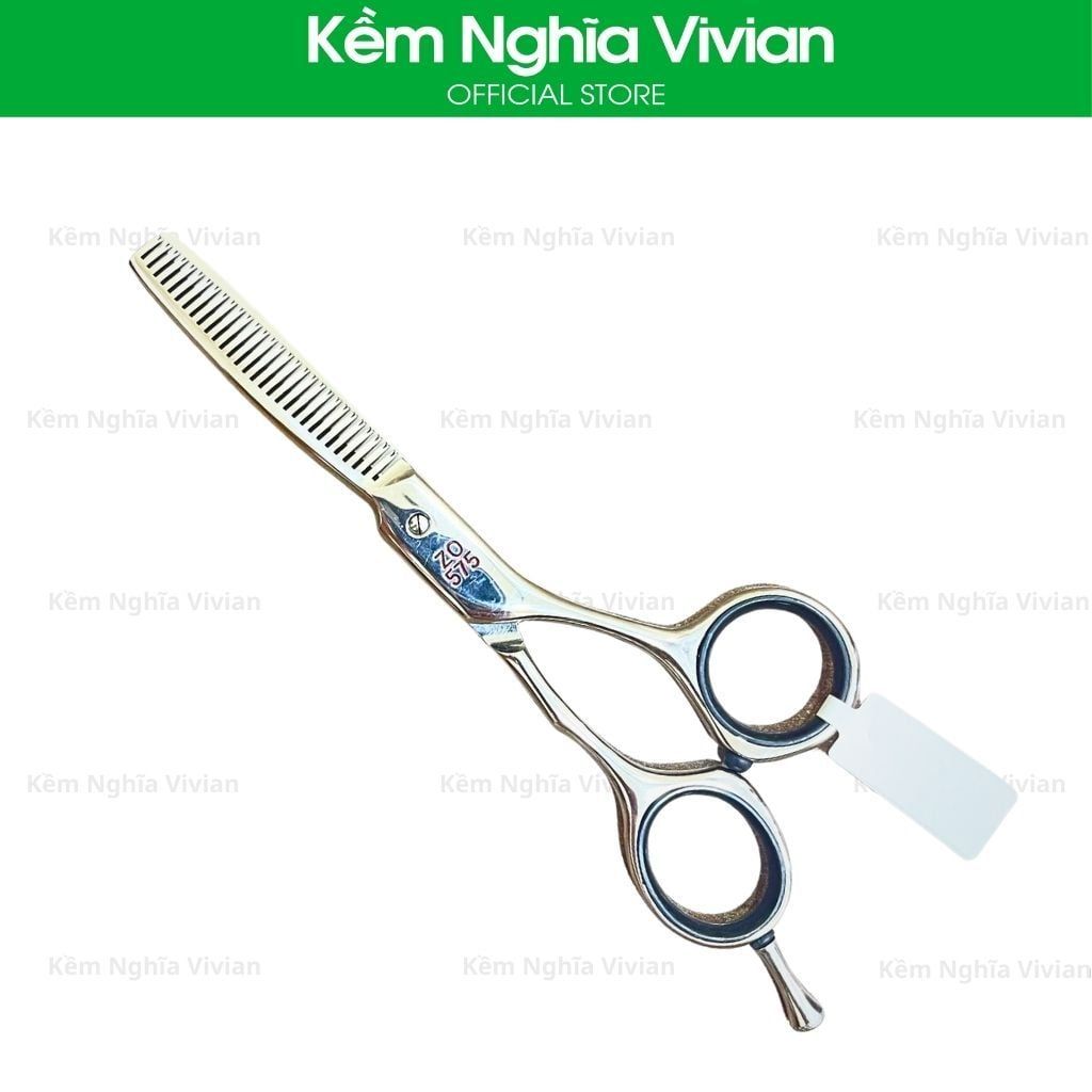  Kéo tỉa tóc ĐL ốc trắng ZO575 