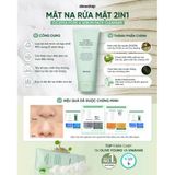  Mặt nạ sữa rửa mặt 2in 1 làm sạch sâu cho da mụn, nhạy cảm Dewdap 150ml 