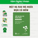 Mặt nạ Rau Má ngừa mụn Cỏ Mềm (MP9584) 