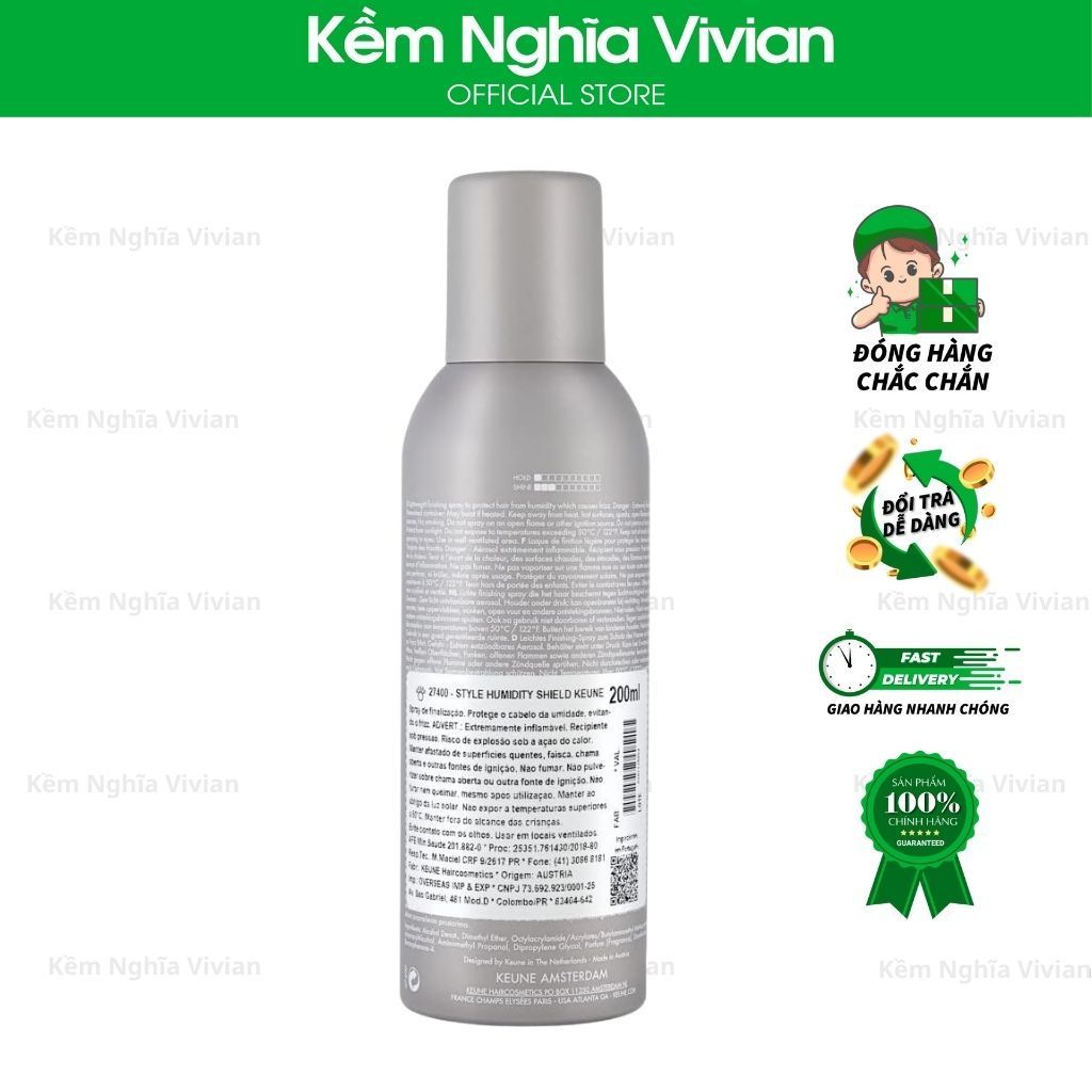  Xịt dưỡng chống chẻ ngọn Keune Style Humidity Shield 