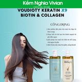  Gội xả phục hồi Voudioty Keratin X9 Biotin & Collagen 500ml (MP8979) 