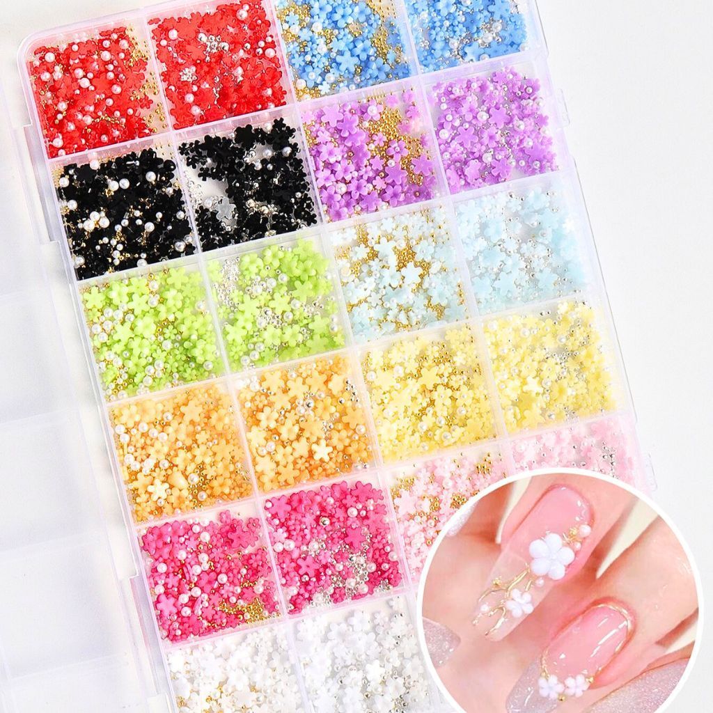  Hộp Trang Trí Hoa 24 Ngăn 