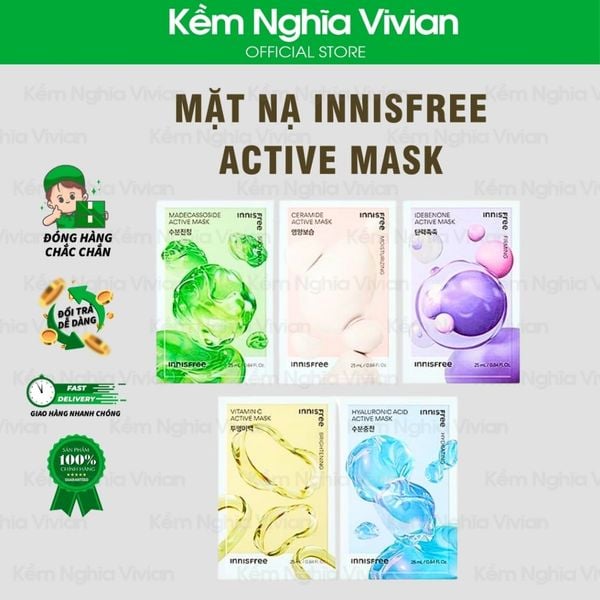  Mặt nạ Innisfree Active Mask 25ml (MP9273-MP9277) 