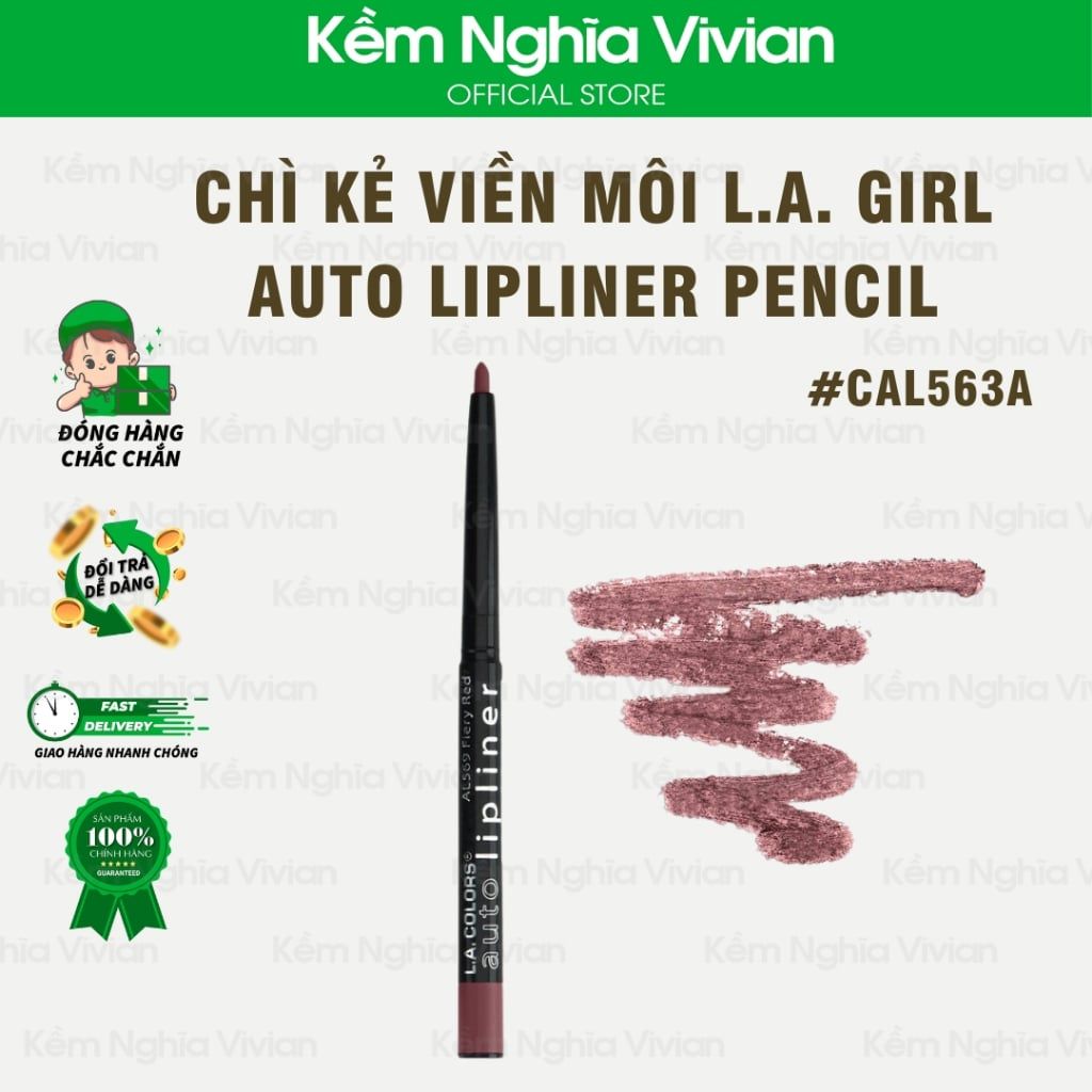  Chì kẻ môi vặn L.A Colors Auto Lipliner Pencil 