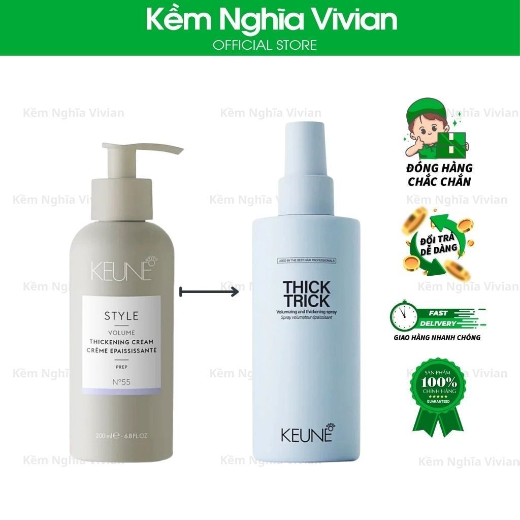  Kem tạo phồng và chống nhiệt Keune Style Thickening Cream 