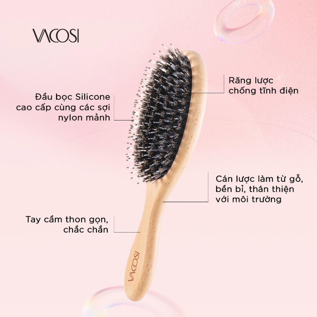  Lược Chải Tóc Vacosi C01, C02 