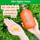  Sữa tắm hữu cơ gừng nghệ cocayhoala 500g 
