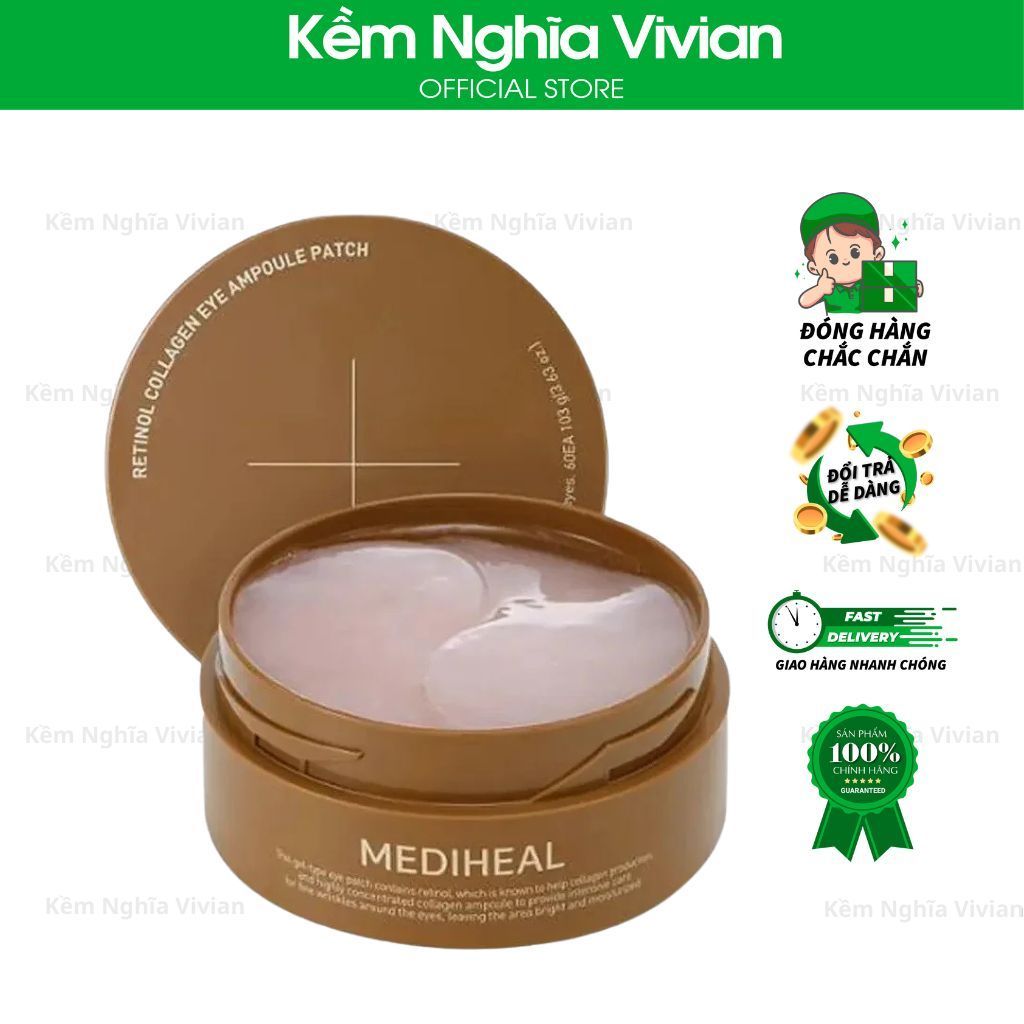  Nạ mắt chống lão hóa Mediheal Retinol Collagen 