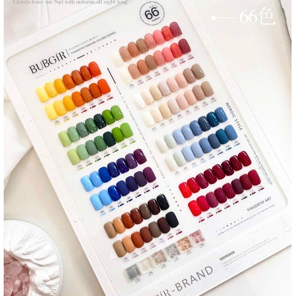  Set Gel Màu Bubgir 66 chai 